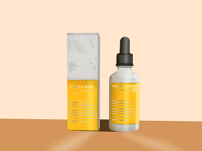 Yellow Skincare Illustration