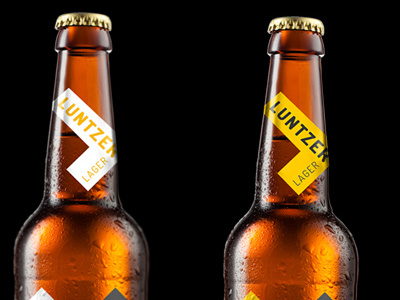 Luntzer Beer branding design packaging