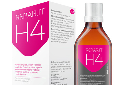 Delta Medical ReparIt branding design packaging pharmaceutics