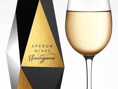 Aperun Wines bottle design branding design packaging sauvignon wine