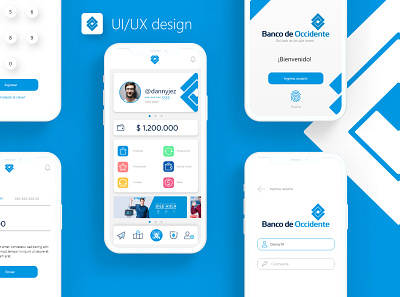 Banco de Occidente concept UI android bank bank app banking app brand identity design minimal software ui ui ux ui design uidesign ux uxdesign