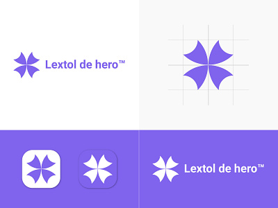 Lextol de hero™ logo design abstract adobe app icon app logo brand branding creative logo gradient logo icon identity lettermark logo logo design logotype luxury minimalist modern logo popular symbol