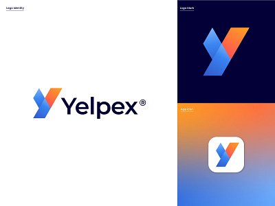 Yelpex Logo Design
