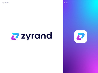 Modern Z Logo Design abstract logo alphabet logo design app brand identity branding colorful gradient graphic design logo logo design logo designer logo mark modern modern design modern logo modern logo design professional logo