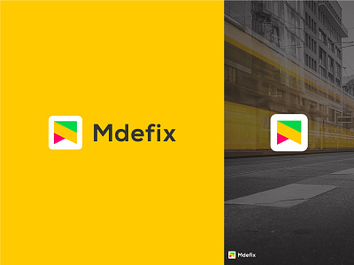 Mdefix Logo Branding Design