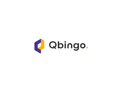 Qbingo. messenger, App icon and logo design, Q Logo