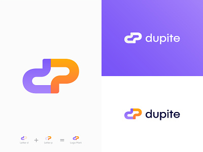 Dupite,Modern d+p Logo