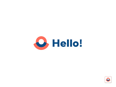 Hello! Logo Design brand identity branding chat chat app chat bubble chatbot connection conversation creative ecommerce logo logo design message messenger minimal modern overlay startup logo symbol talk
