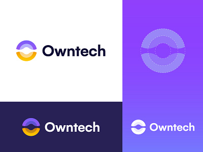 Owntech logo design, Modern Logo