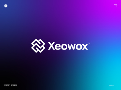 Xeowox Logo brand identity branding graphic design identity illustration it logo logo logo design logos logotype tech logo technologies technology logo