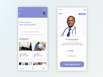 Book a doctor app app book a doctor branding design digital agency doctor booking illustration logo saas ui ux vector