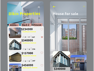 DEKIN PROPERTIES app branding design figma logo ui ux