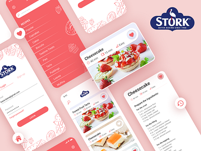 Stork mobile app - baking app redesign v.2