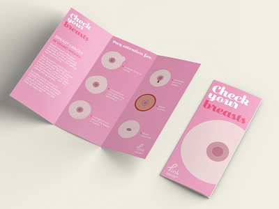 Breast Cancer brochure branding brochure design illustration layout logo print design typography