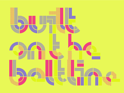 built on the beltline atlanta beltline neon t shirt typography