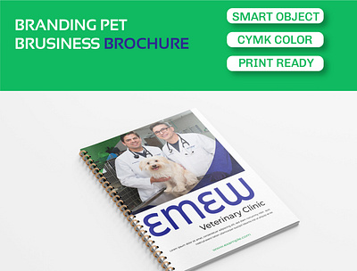 Company profile mockup 01 brochure brochure template catalog design petshop