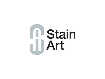 Stain Art branding clean lighting logo minimalistic wordmark
