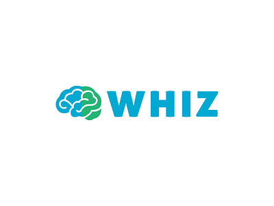Whiz branding clean logo minimal san serif simple
