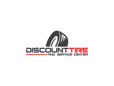 Discount Tire branding clean logo minimal