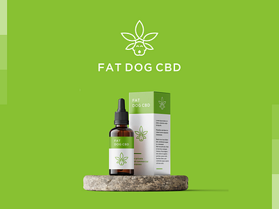 dog + CBD amazing logo cannabis design cbd logo design dog logo icon logo logo brand logo design logo design branding logo designer simple design unique design