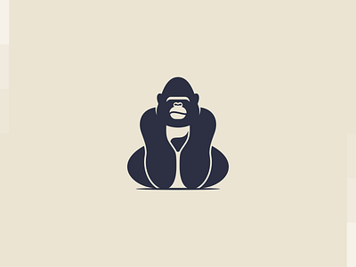 gorilla + wine glass amazing logo animal logo bar logo catchy logo design gorilla logo icon logo logo brand logo design logo design branding logo designer logos negative space logo simple design simple logo unique logo wine glass logo wine logo