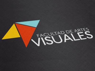 Faculta de Artes Visuales branding logo