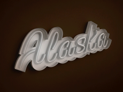 Al Restaurant 3d c4d calligraphy design graphicdesign handlettering handmadefont lettering typography