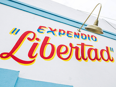 Expendio Libertad branding graphicdesign lettering logotype signpaint