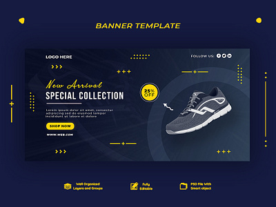 Shoed web banner template