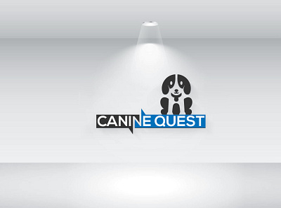Canine Quest design logo logo design vector