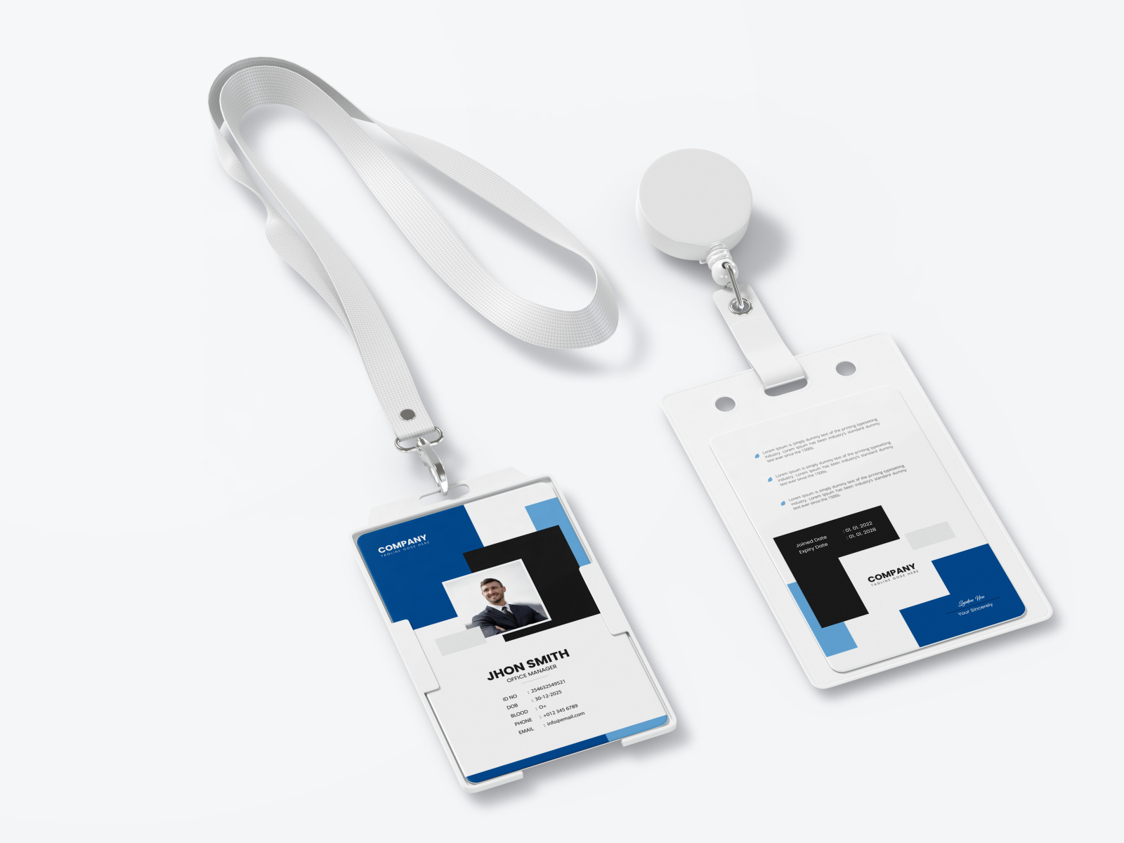 Corporate ID Card Design by Md Majharul Islam on Dribbble