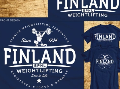 Apparel Design Finland Weightlifting Coffee Break Graphics
