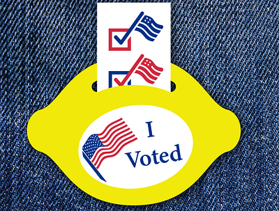 I Voted 2020 branding design election marketing sc south carolina vote