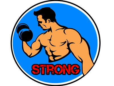 Strong logo gym gym logo logo logo design logodesign logotype strong stronger strongman