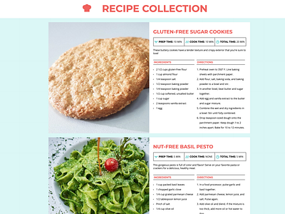 Recipe Card Exercise - HTML & CSS