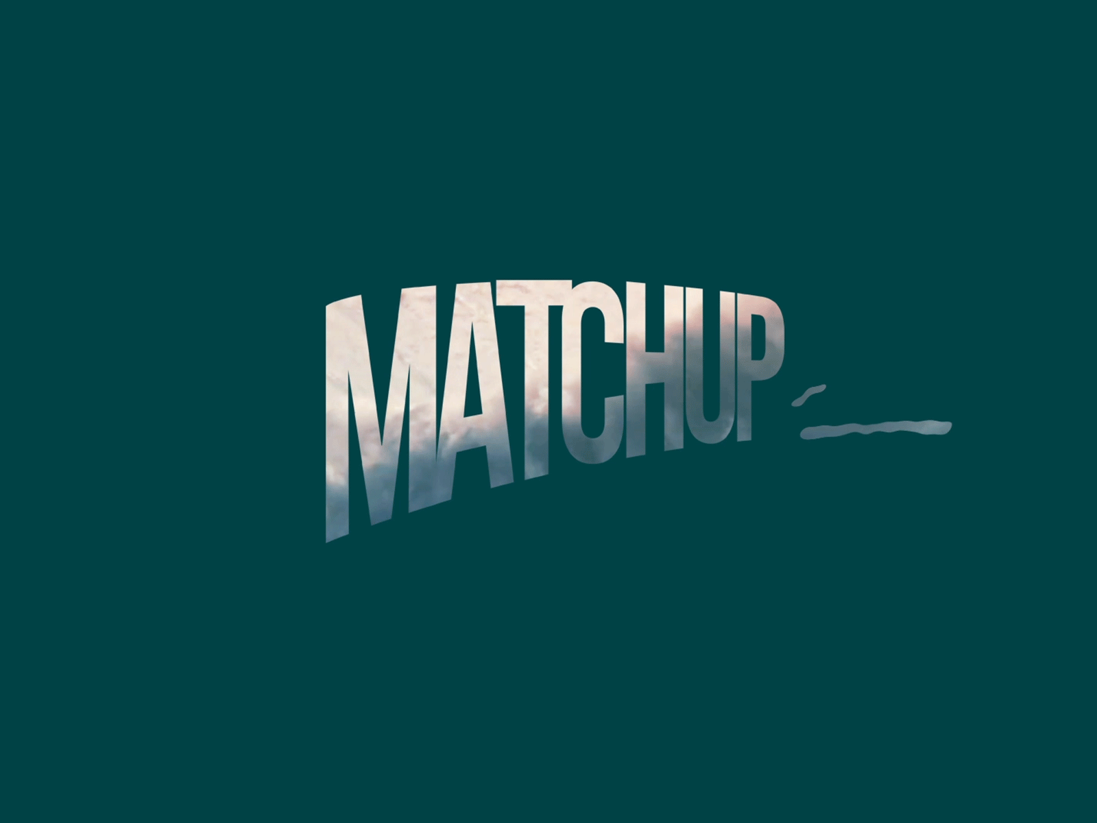 Matchup logo design animated animation app branding design flat icon illustration logo typography