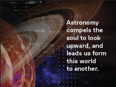 Astronomy astronomy photocomp poster quote space texture ui