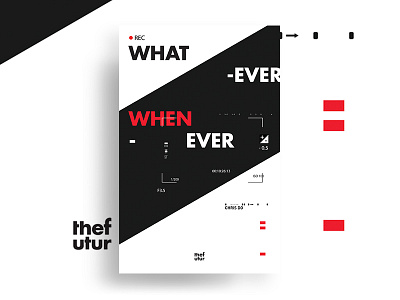 Whatever, whenever poster print print design screen print type type poster typography typography poster vector