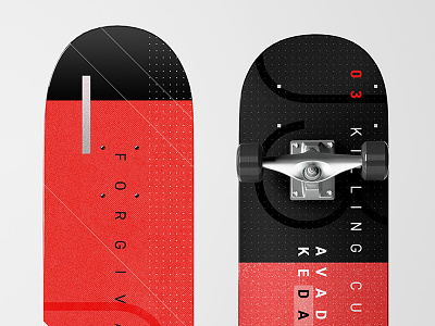 03 The Killing Curse: Avada Kedavra | The Unforgivable Curses design graphic design skateboard skateboards type typography