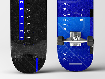 02 The Cruciatus Curse: Crucio | The Unforgivable Curses design graphic design skateboard skateboards type typography