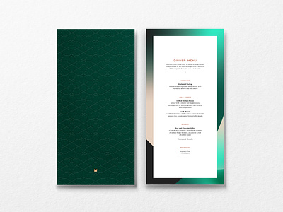 Emerald by Emirates in flight menu brand branding emboss emboss design gold foil graphic design identity design identity system logo menu menu card menu design print typography