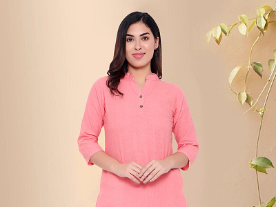 Shop Online Trendy Short Kurta for Women - Rose Shree clothing cotton kurta cotton kurta kurta short kurta short kurta