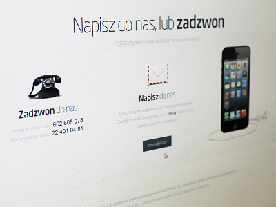 WIP - new jcd.pl part 3 contact design ui ux web