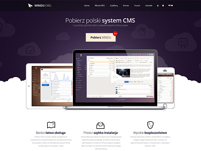 Windu CMS - redesign cms ui ux web webdesign