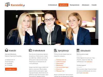 Karnistki law lawoffice office web webdesign