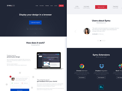 Symu redesign - old design ui ux web webdesign