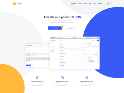 Windu CMS website v3 design ui ux we webdesign windu