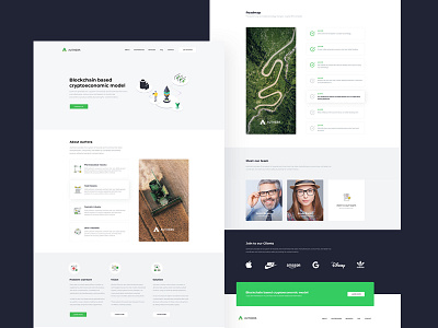 Authera - blockchain cryptoeconomic model blockchain crypto design ui ux we webdesign
