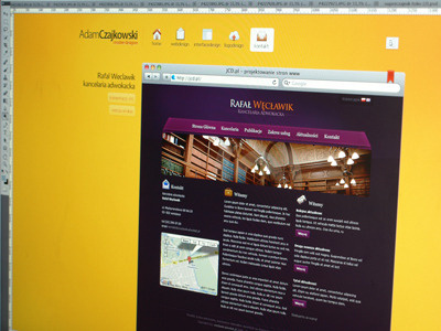 Portfolio project design jcd page web wysoko