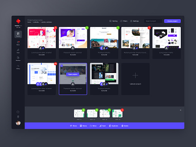 Symu - dark theme design symu ui ux web webdesign